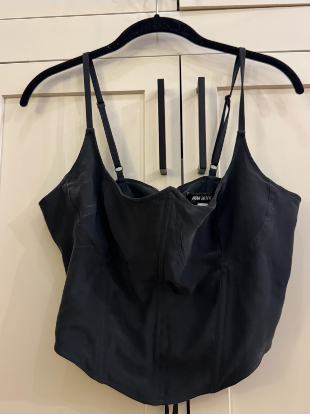 Urban Outfitters Black Bustier-Style Cami